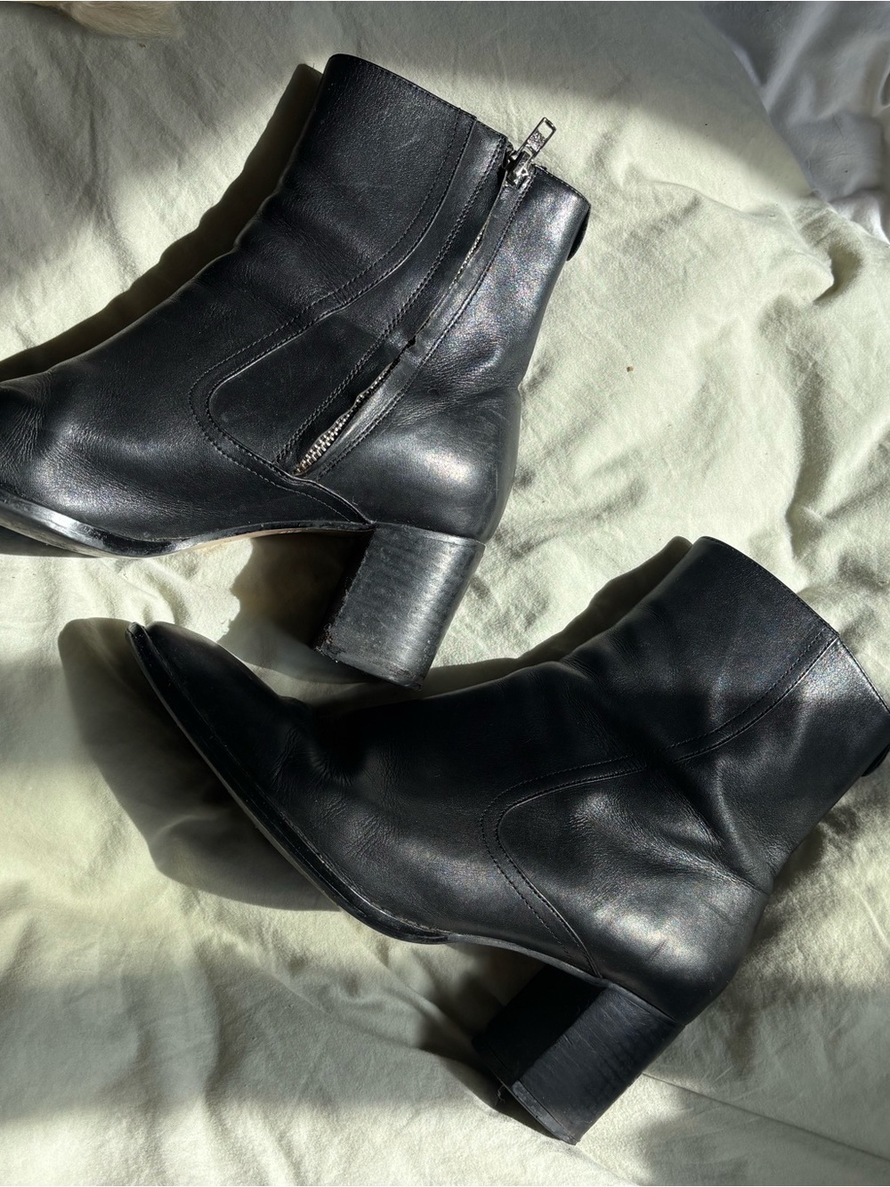 Tony Bianca Genuine Leather Ankle Boots - Women's Dress Booties